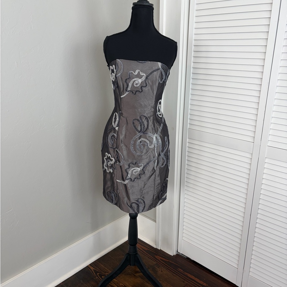 Jessica McClintock Strapless Mini